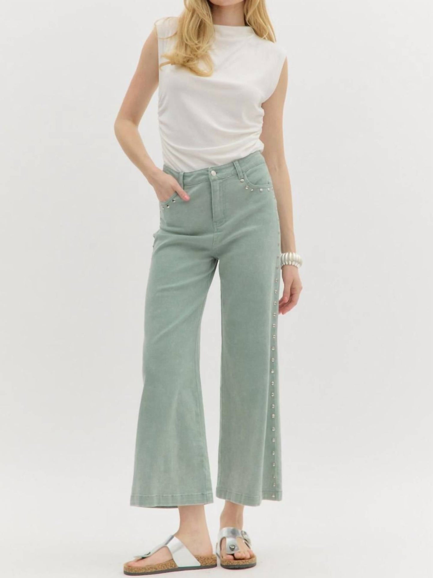Entro - Her Way Denim Crop Jeans