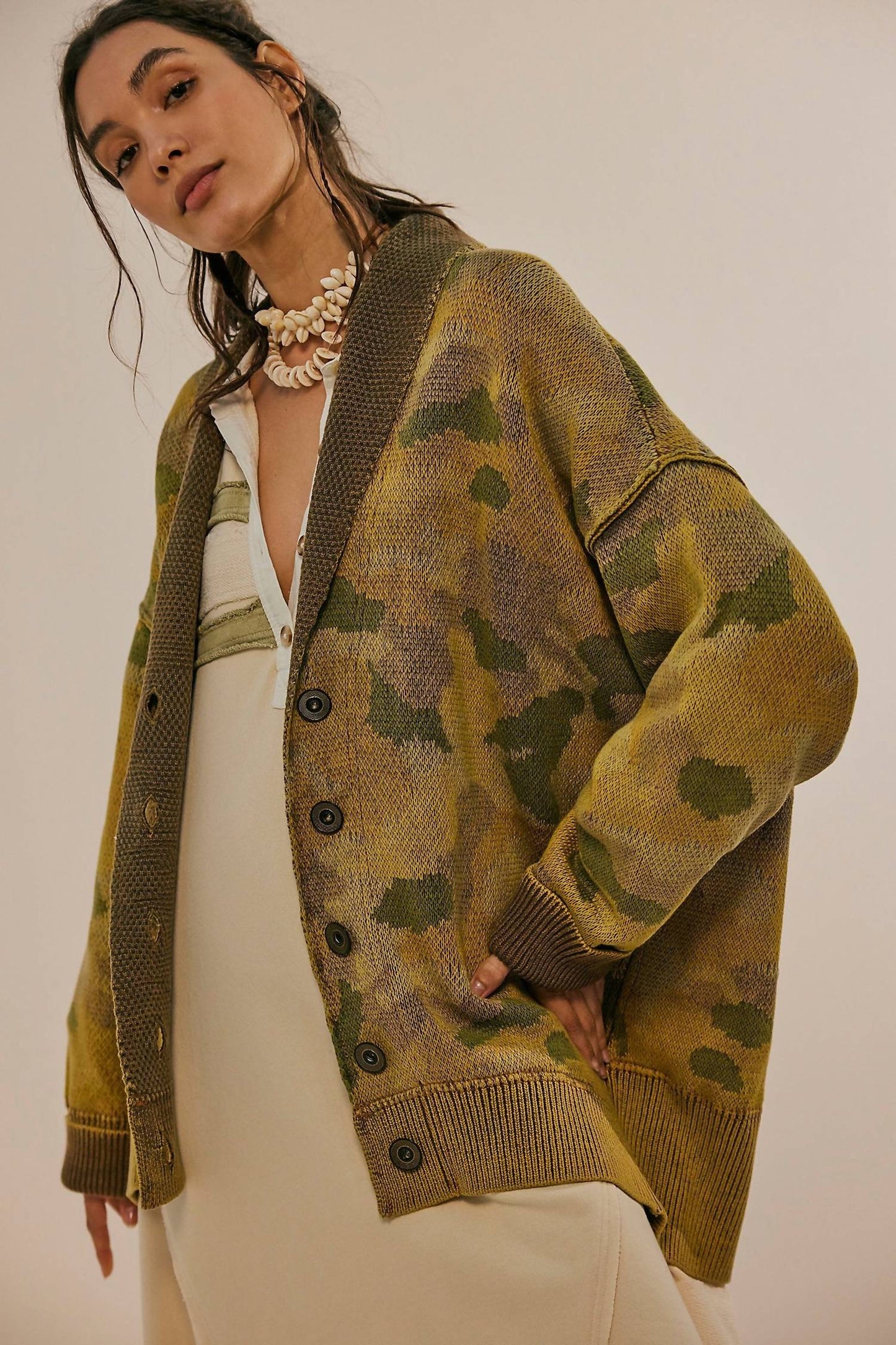 Free People - Chamomile Pattern Cardi