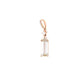 Aamiaa - 1.31 Carat Natural Diamond Emerald Cut Drop Pendant