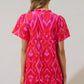 Sugarlips - Blevin Ikat Celeste Mini Dress