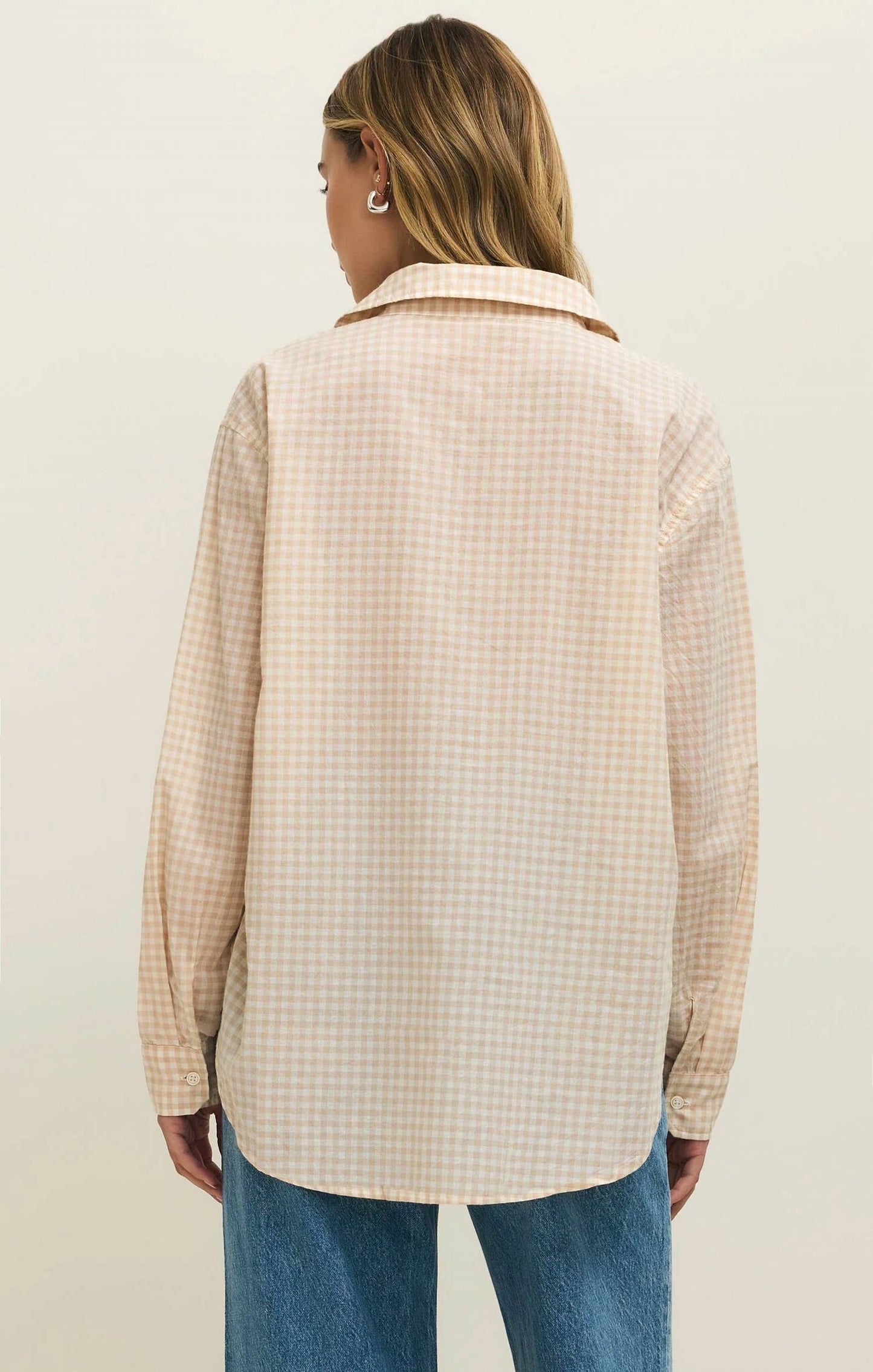 Z Supply - Gingham Button Up Top