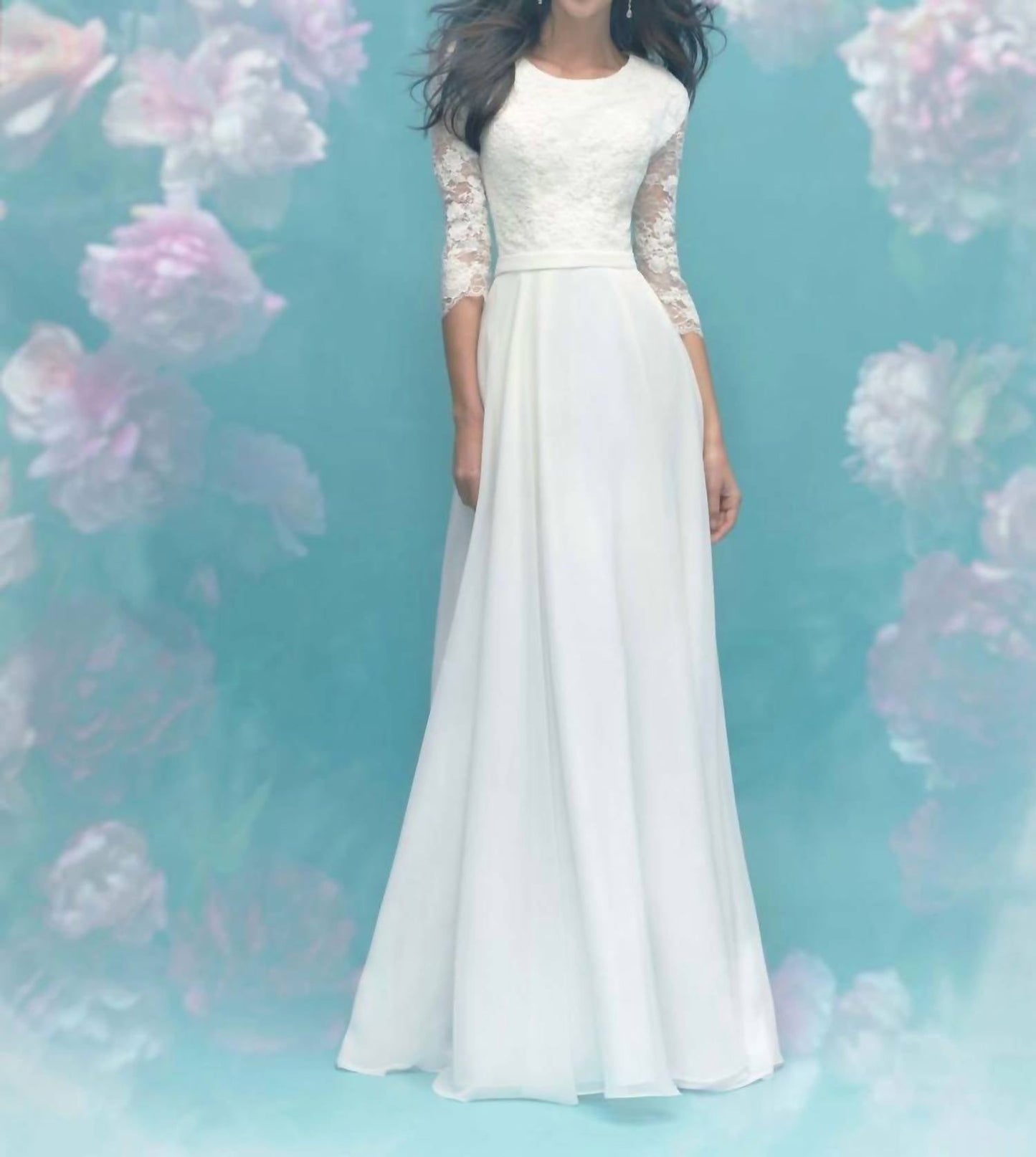 Allure Bridals - मिशा ए-लाइन ड्रेस