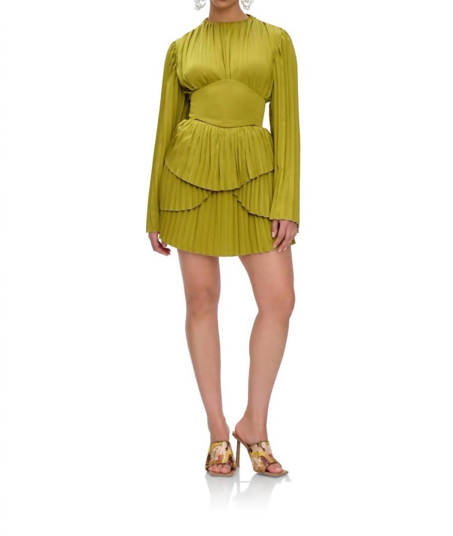 Andrea Iyamah - Women's Lenti Pleated Mini Dress