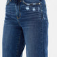 Judy Blue - Destroyed Pocket Wide Leg Jeans