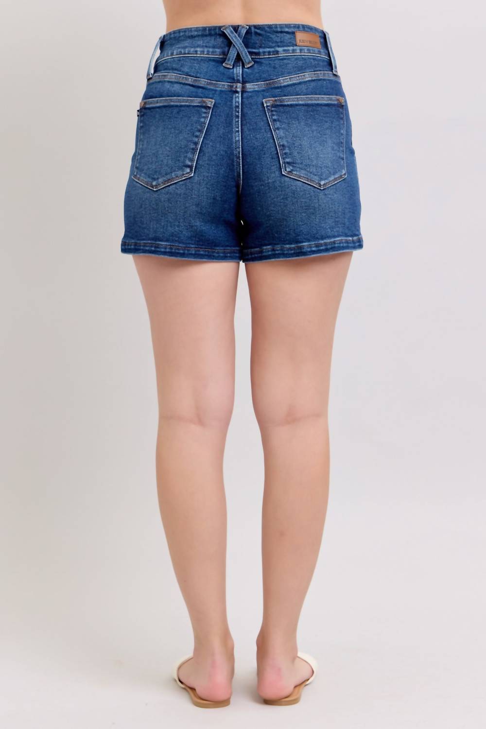 Judy Blue - High Waist Double Button Waistband Shorts