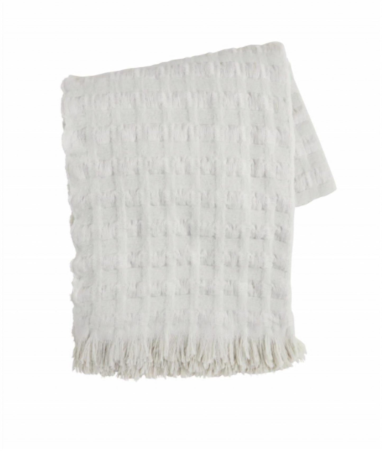 Mudpie - Woven Waffle Throw Blanket