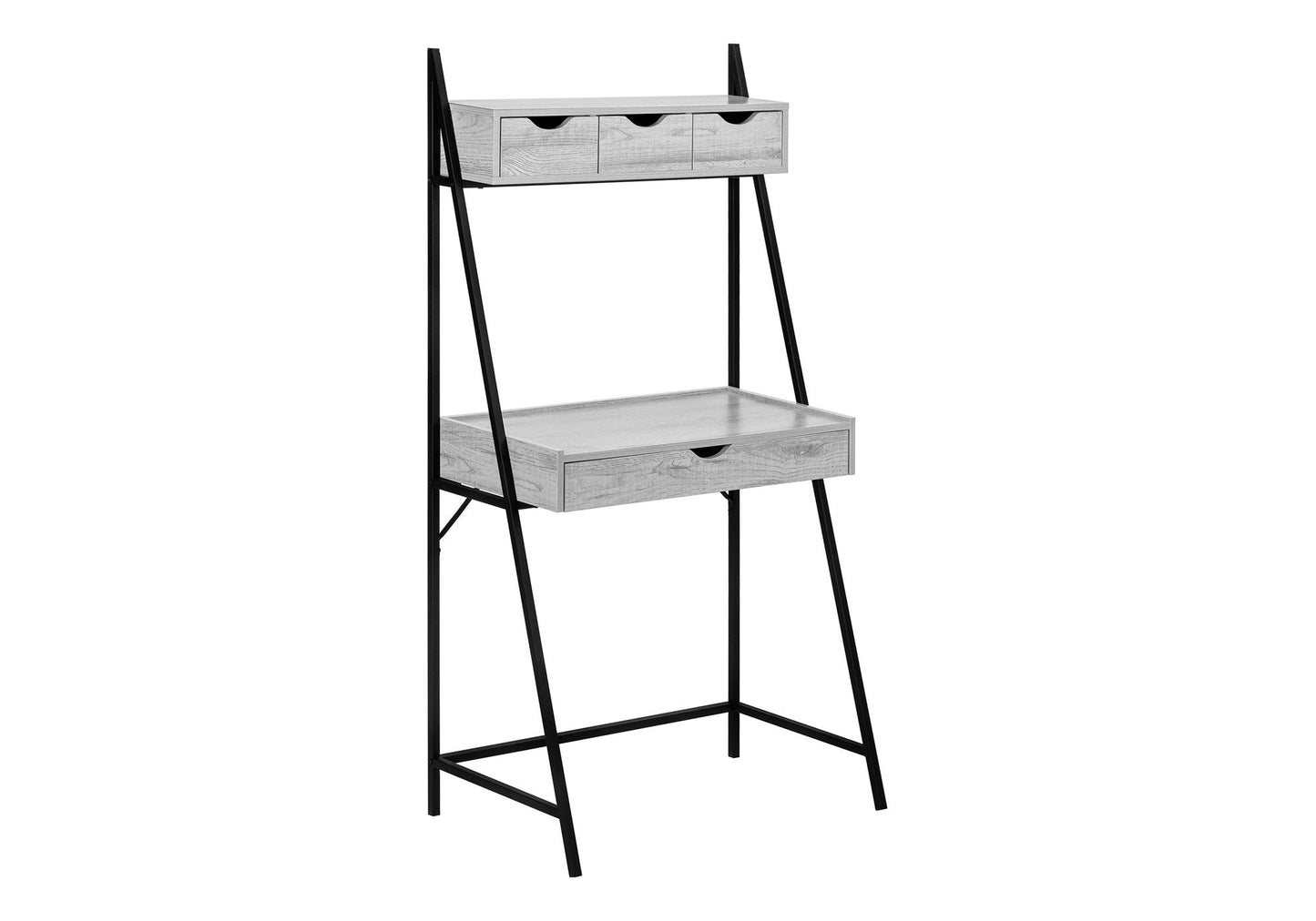 Contemporary Computer Desk for Home Office with Storage Drawers