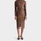 Steve Madden - Vivienne Animal Print Midi Dress
