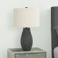Lighting, Table Lamp, Resin, Contemporary - Black