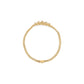 10K Yellow Gold 1/4 Cttw Round-Cut Diamond Basket Weave Rope Chain Style 7" Bracelet (H-I Color, I1-I2 Clarity)