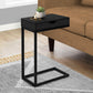 Accent Table, C - Shaped Contemporary Elegant Design