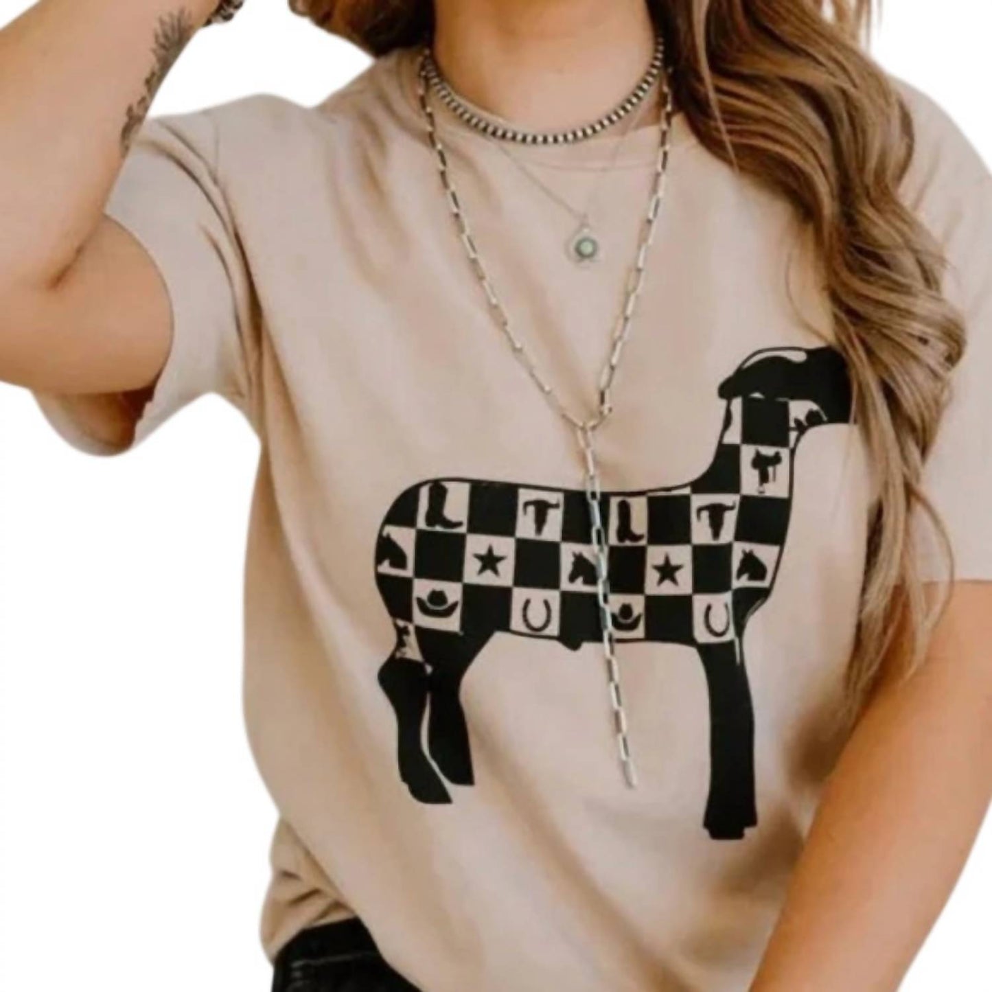 2Flyco - Checkmate Lamb Tee