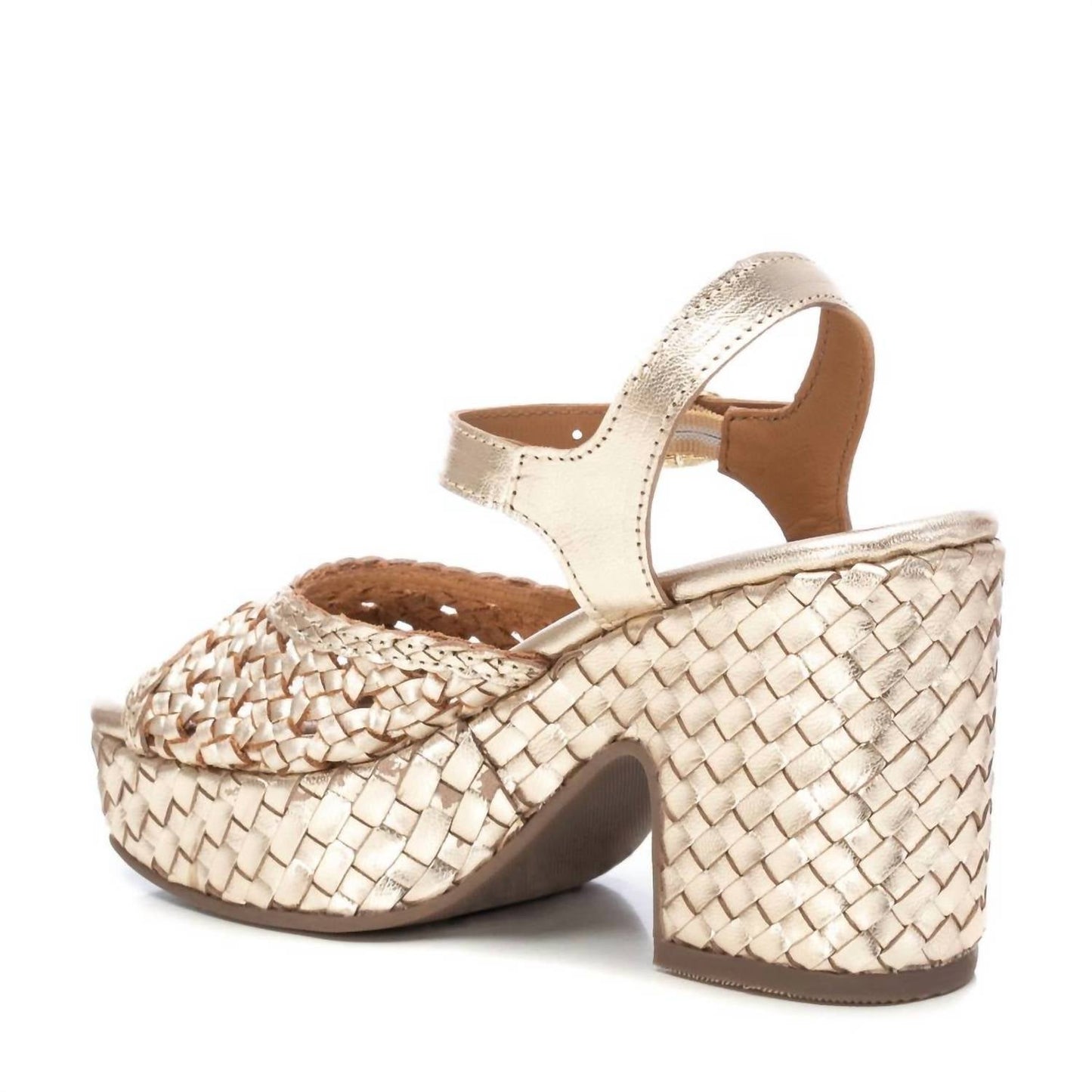 Xti - Carmela Leather Heel Sandals