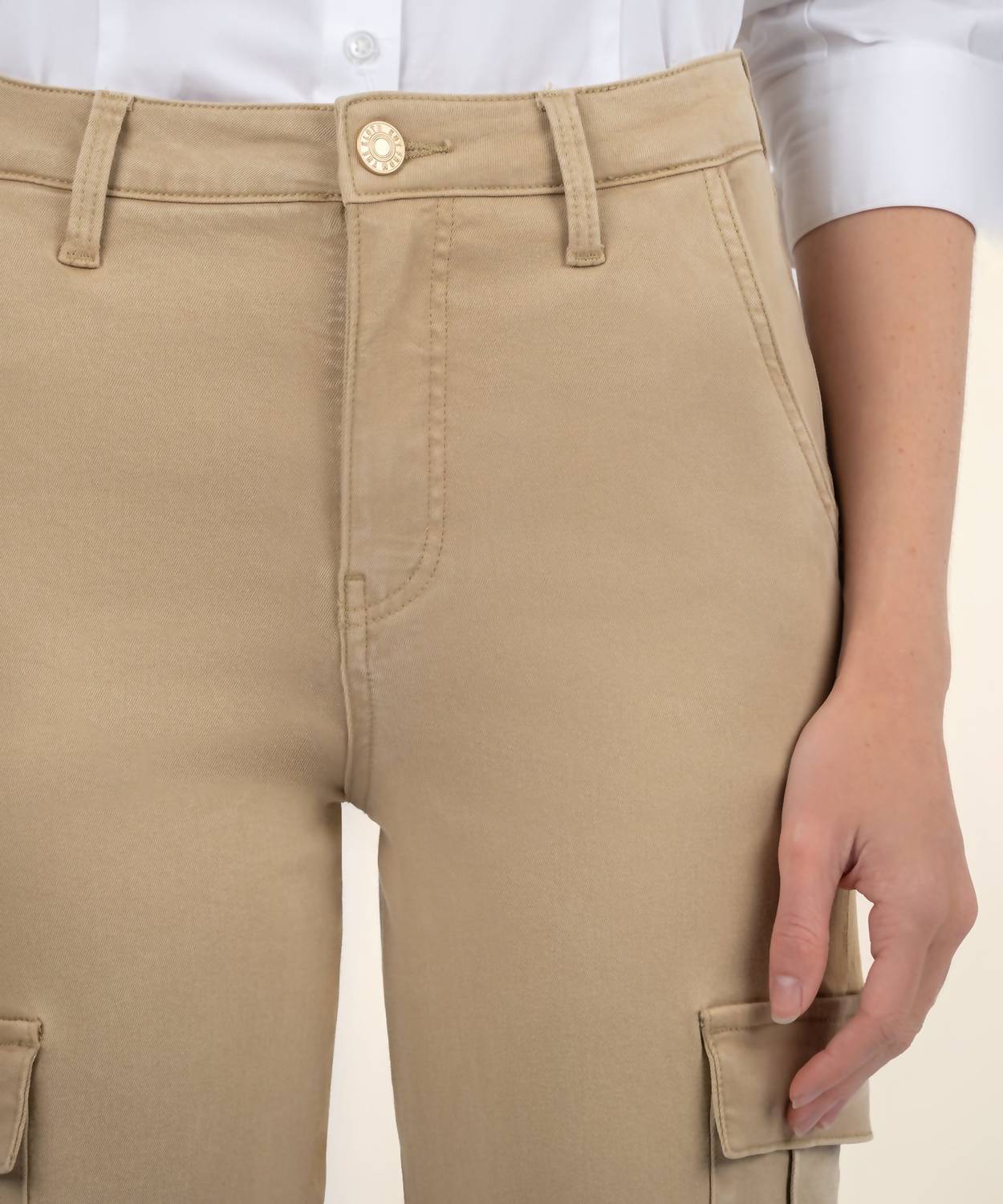 Kut From The Kloth - Miller High Rise Wide Led Pant With Cargo Pockets