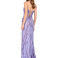 Ashleylauren - Off Shouler Sweetheart Prom Dress