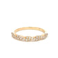 Aamiaa - 0.35 Carat Natural Diamond Cluster Twist Band Ring
