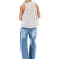 Ee:Some - Look My Way Stripe Collar Top