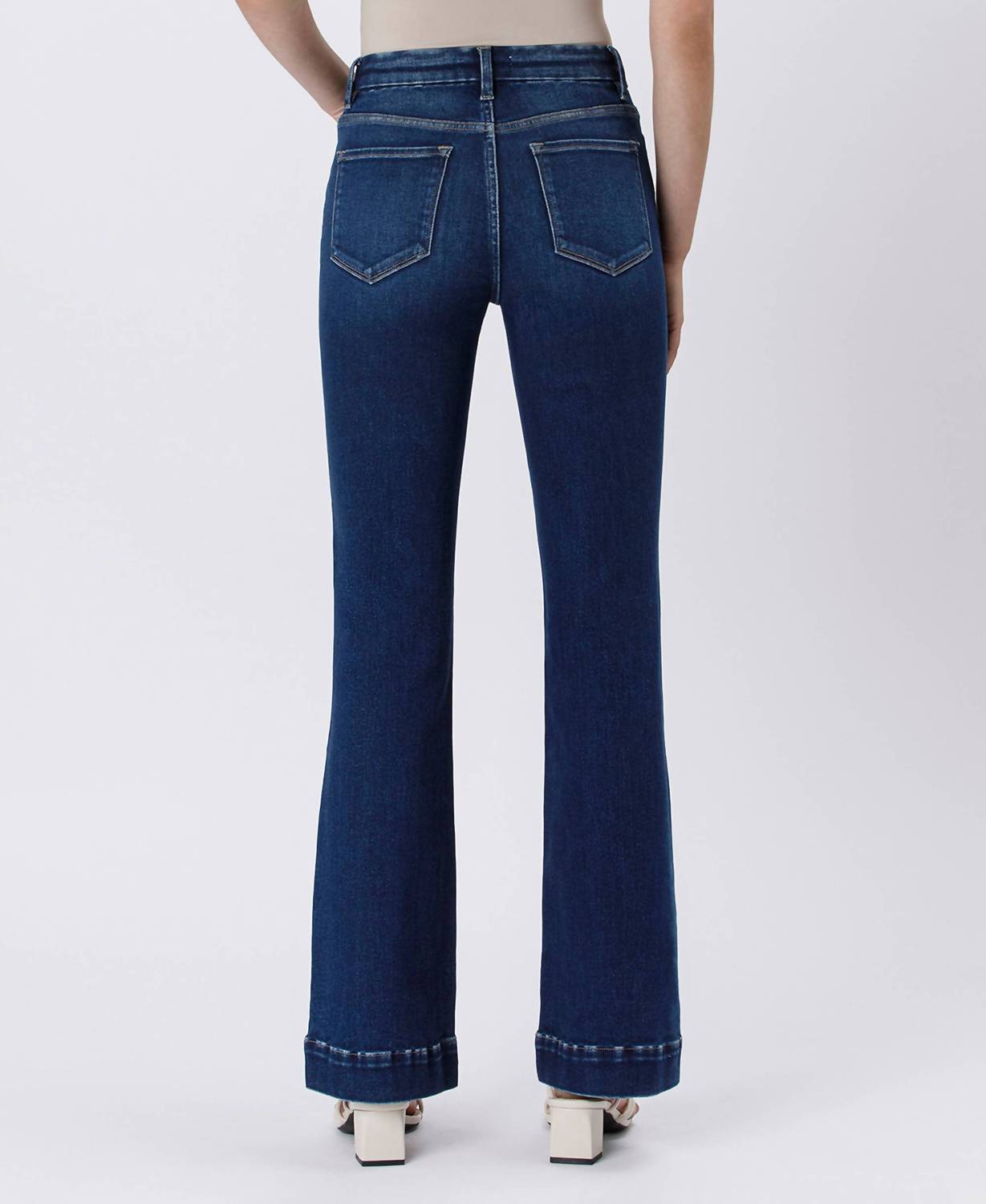 Flying Monkey - High Rise Trouser Hem Bootcut Jeans