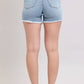 Judy Blue - High Waist Tummy Control Light Destroy & Fray Hem Shorts
