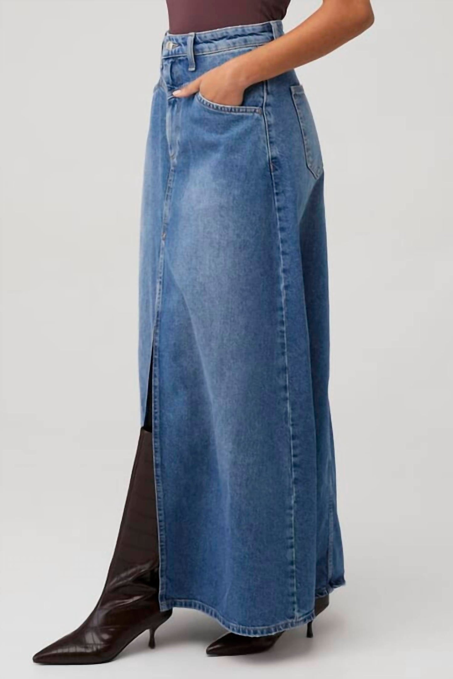 Free People - Come As You Are Denim Skirt