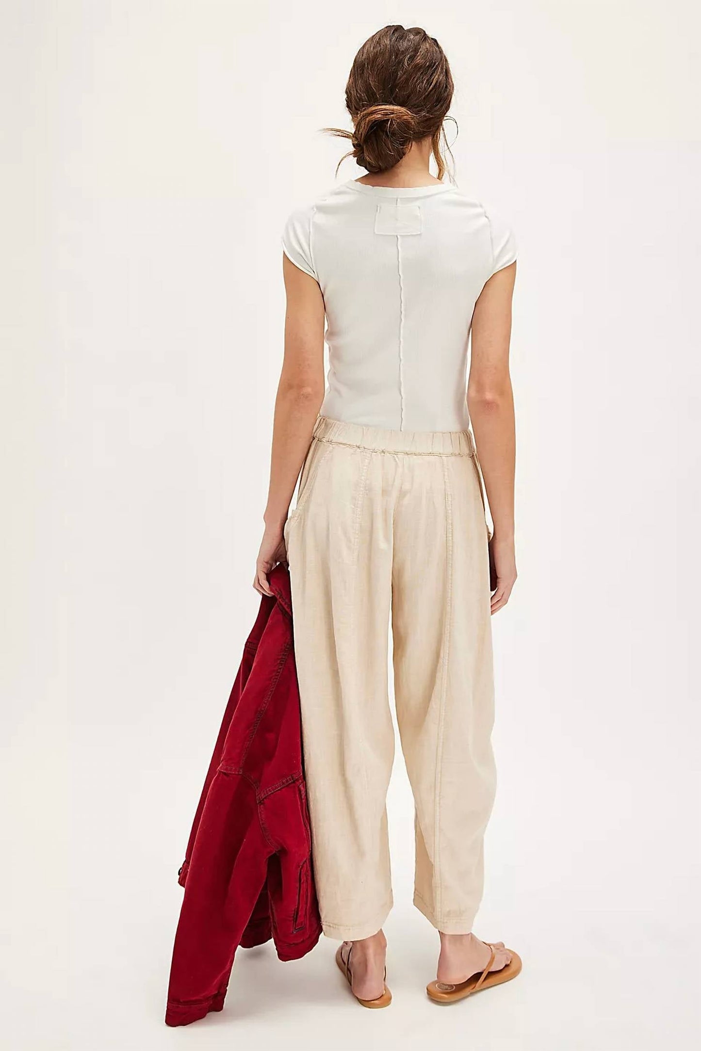 Free People - High Road Solid Pull-on Barrel Pants