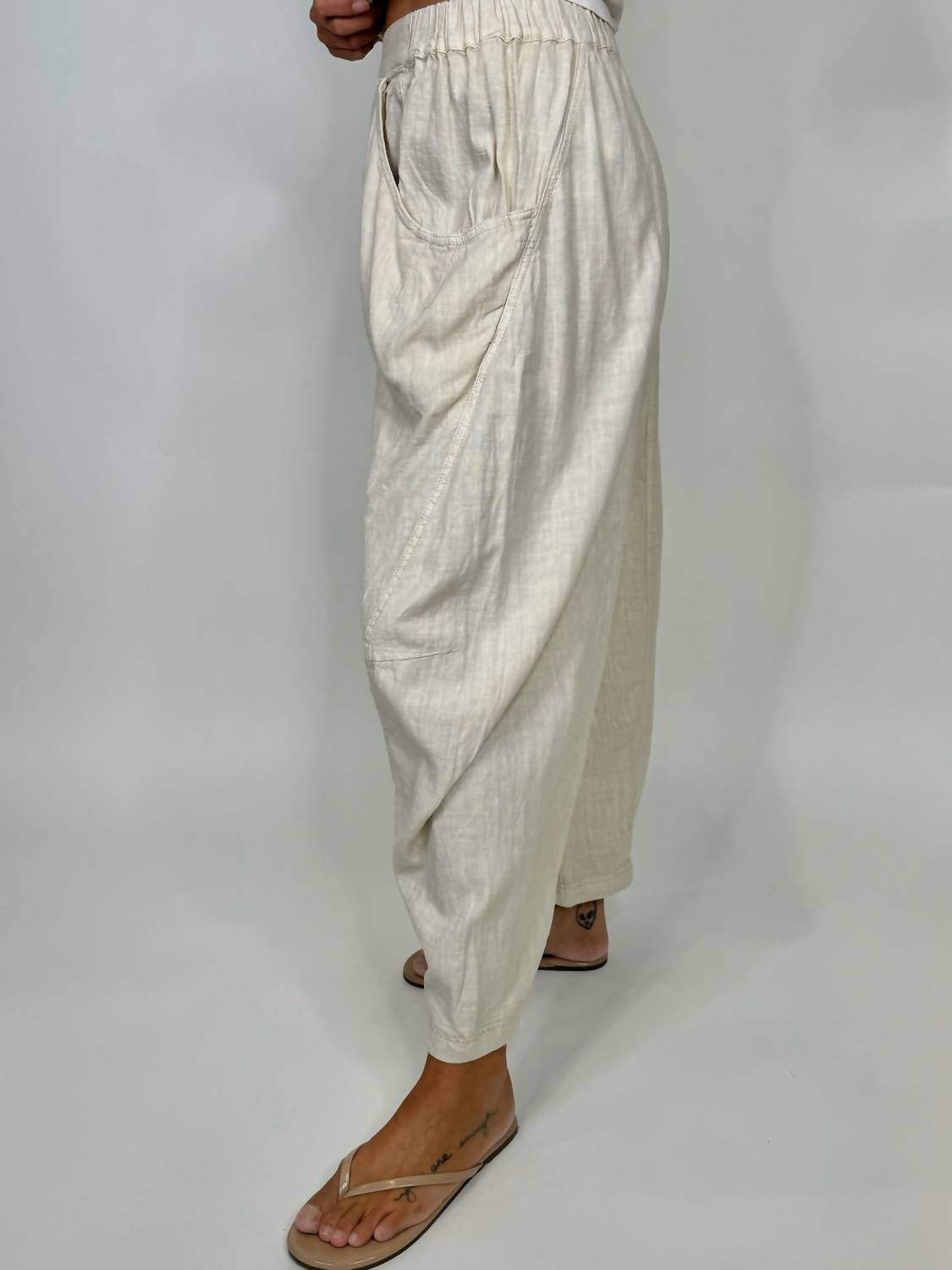 Free People - High Road Solid Pull-on Barrel Pants
