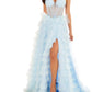 Ellie Wilde - Frosted Iridescent Tulle Prom Dress