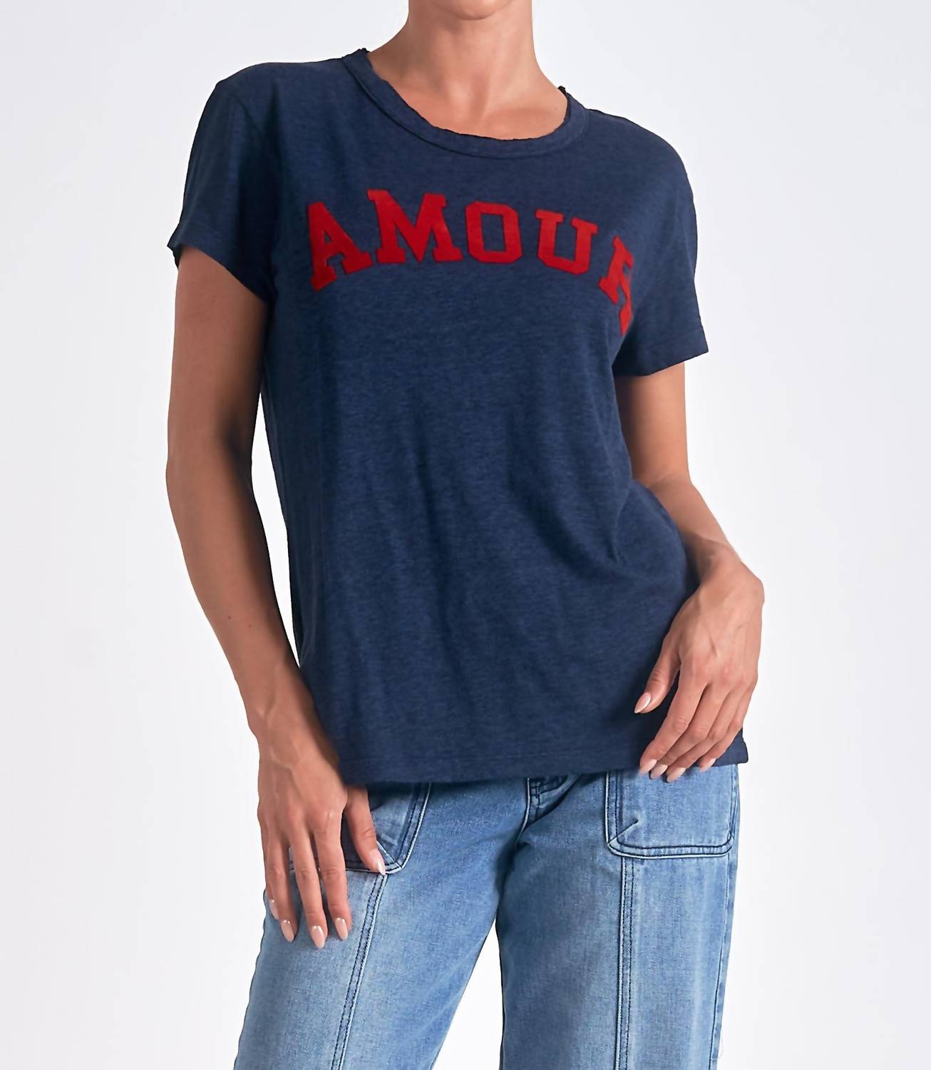 Elan - Amour Crew Neck Top