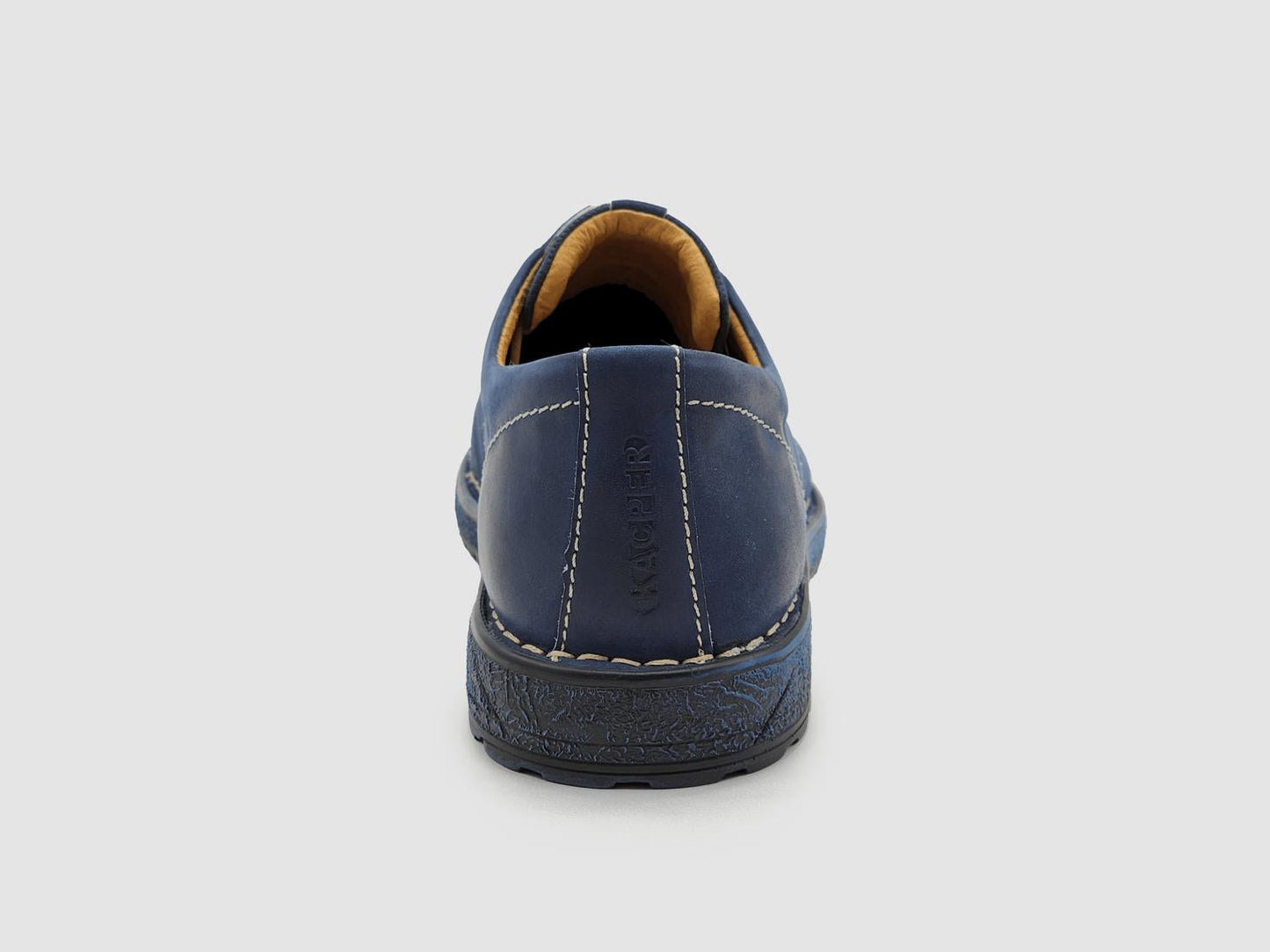 Kcr Group - Men's Derby Toe-Cap Leather Dress Shoes