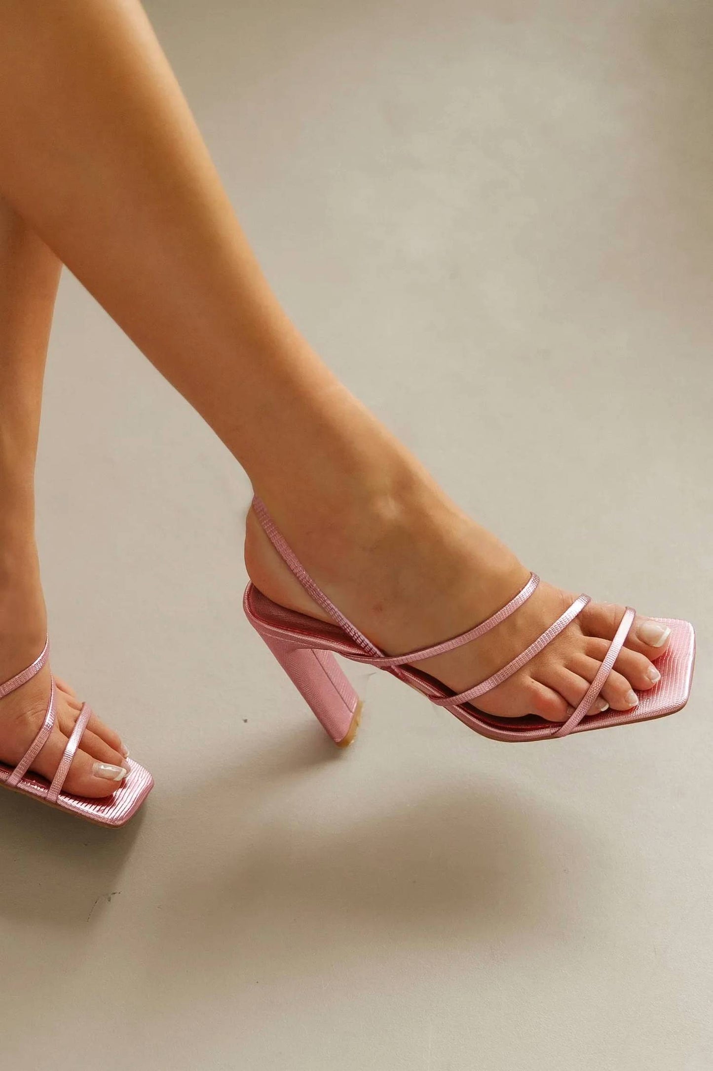 Billini - Cass heel squire toe sandal