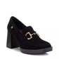 Xti - Women's Suede Heeled Loafers