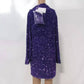 & Other Stories - Women's Sequin Mini Belted Dress