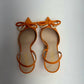 Rodo - SLING BACK CALF/RAFFIA BOW