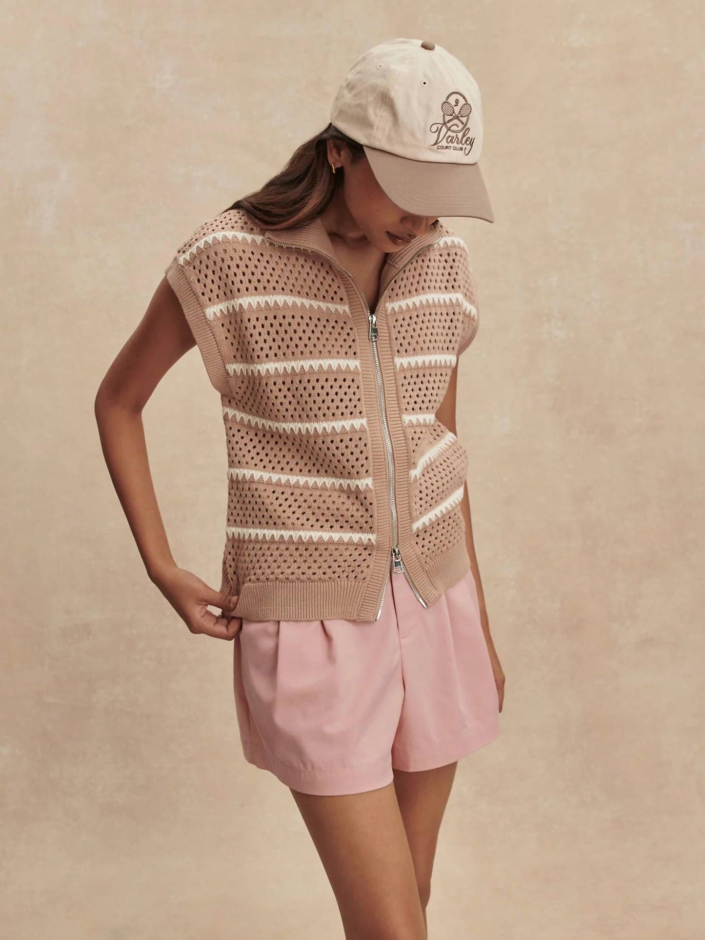 Varley - Haney Zip-Through Knit Top
