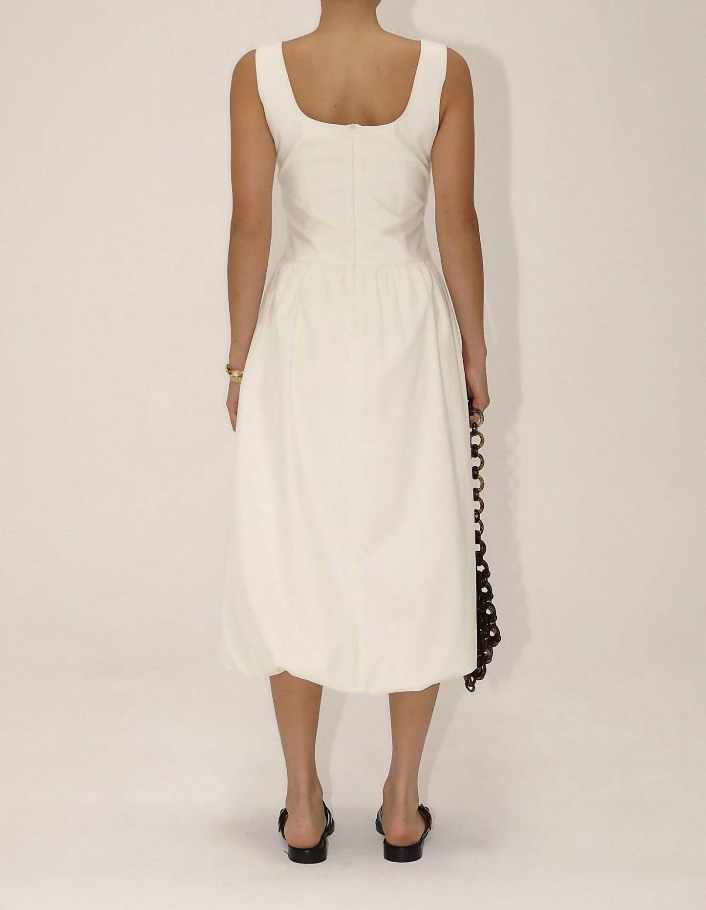 Bailey Rose - Ellen Square Neck Sleeveless Bubble Dress