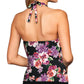 Kallure - Shirred Halter Tankini Top