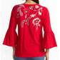 Johnny Was - Freyde Ruffle Sleeve T-shirt