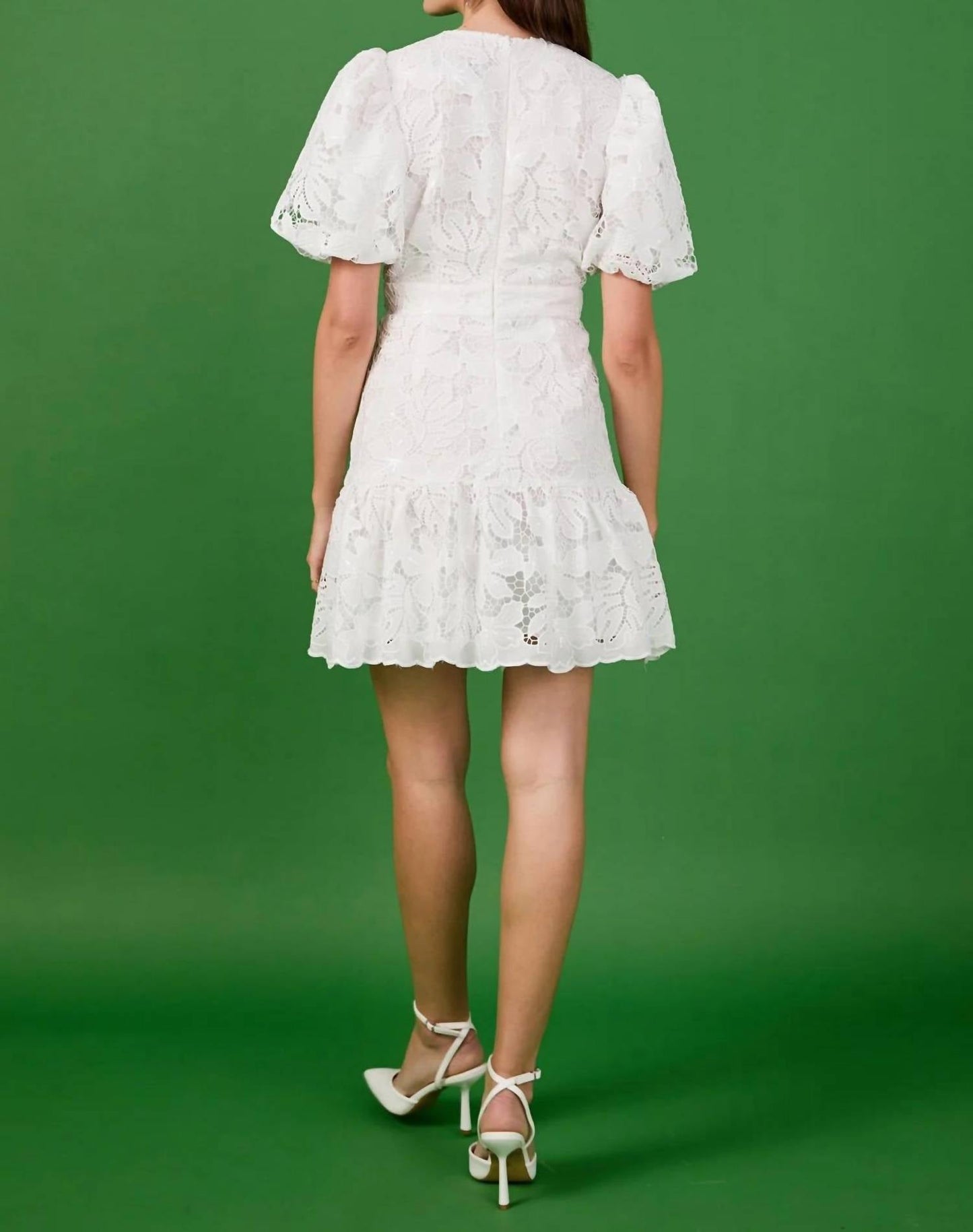 Endless Rose - Sequins Lace Mini Dress