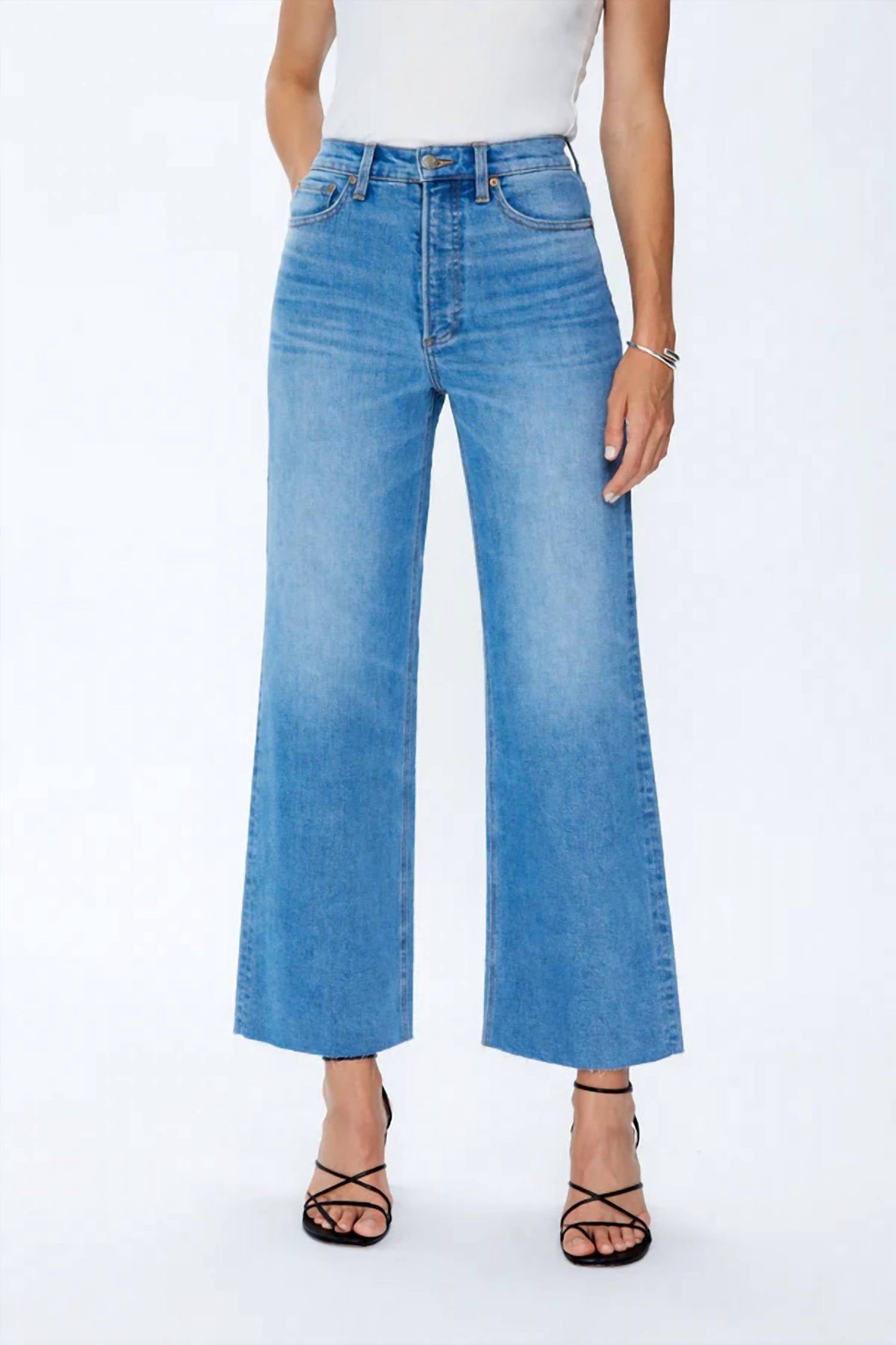 Pistola - Lana Crop High Rise Ultra Wide Leg Jean