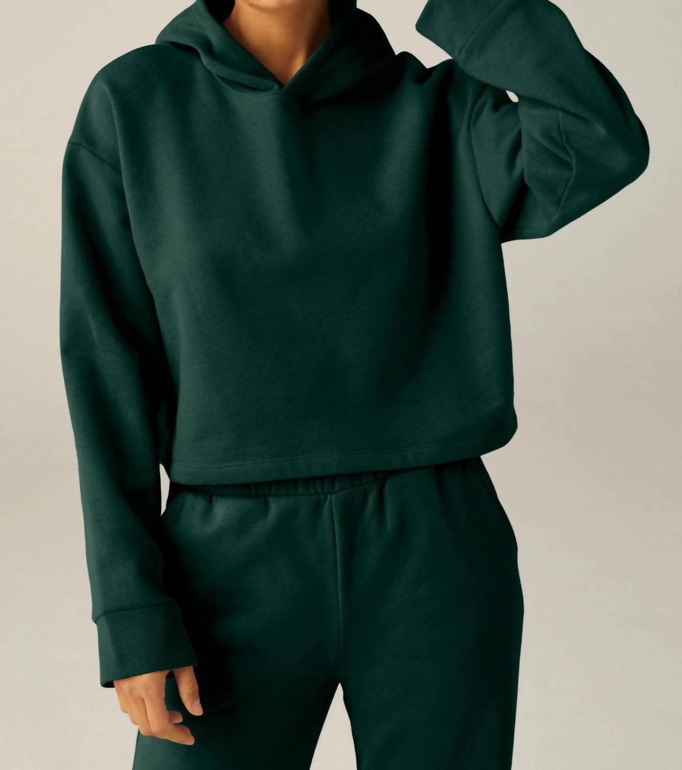 Beyond Yoga - Happiness Cropped Hoodie