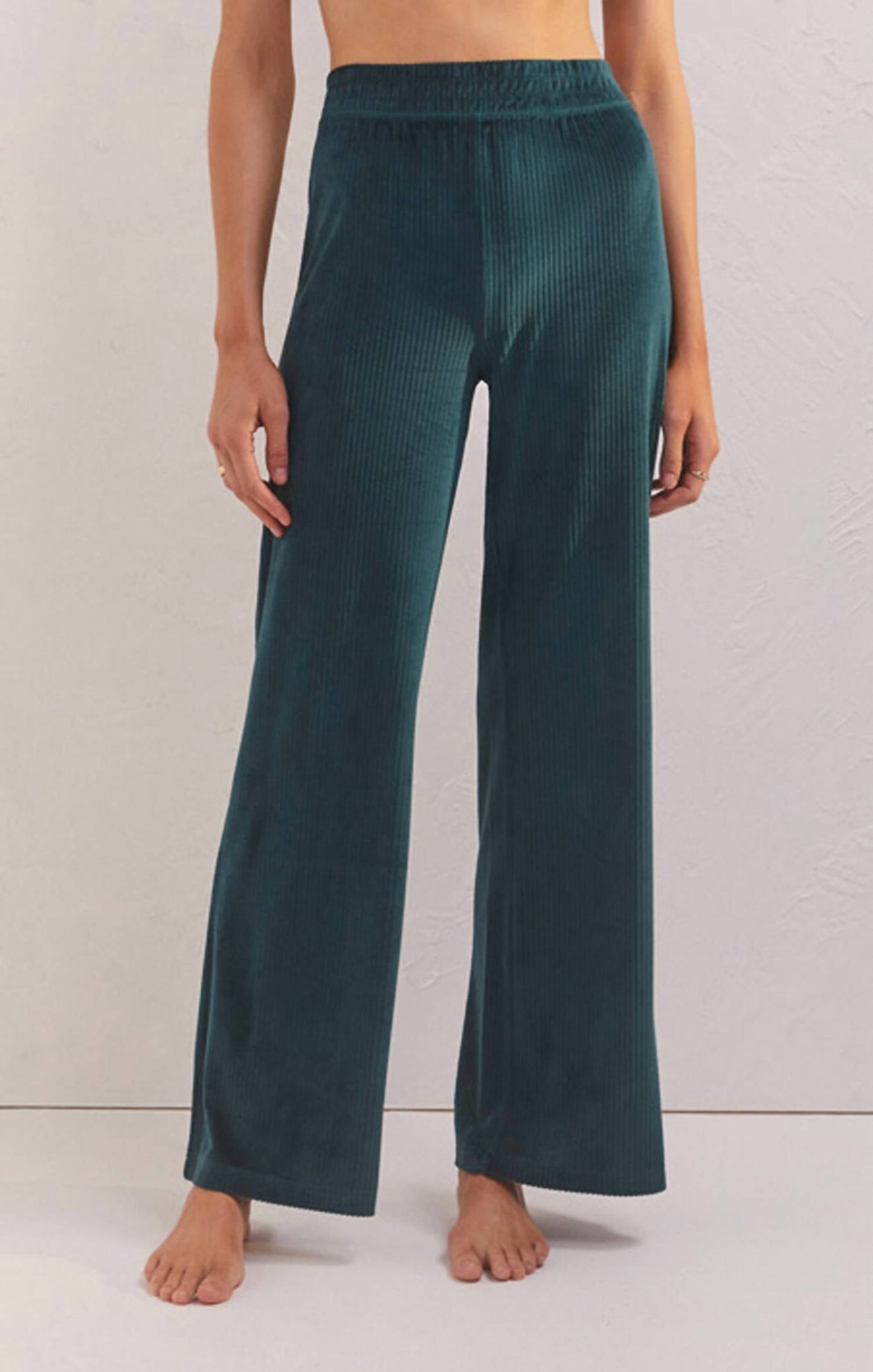 Z Supply - Flare Up Velour Pant
