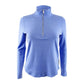 Lauren Ralph Lauren Women's Blue Long Sleeve Mock Neck Top - Size L