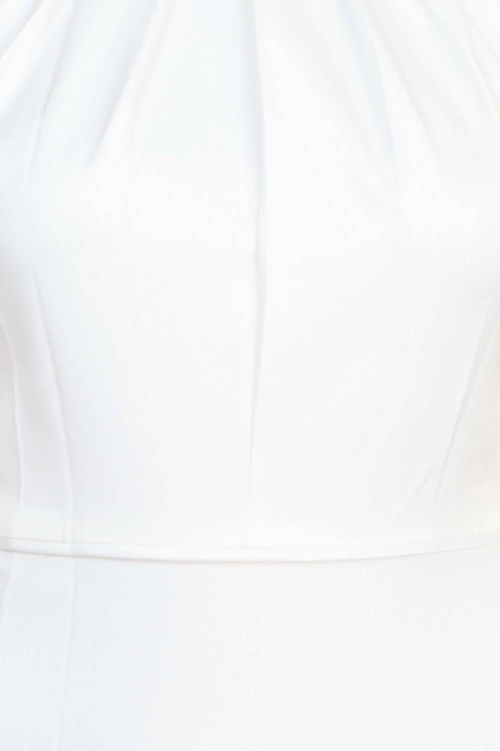 Adrianna Papell - Halter Neck Sleeveless Crepe Dress