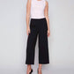 Charlie B - Side Zipper Ankle Wide Leg Pant