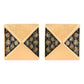 14K Rose Gold 1/4 Cttw Brown Diamond Pyramid Stud Earring (Brown Color, SI1-SI2 Clarity)
