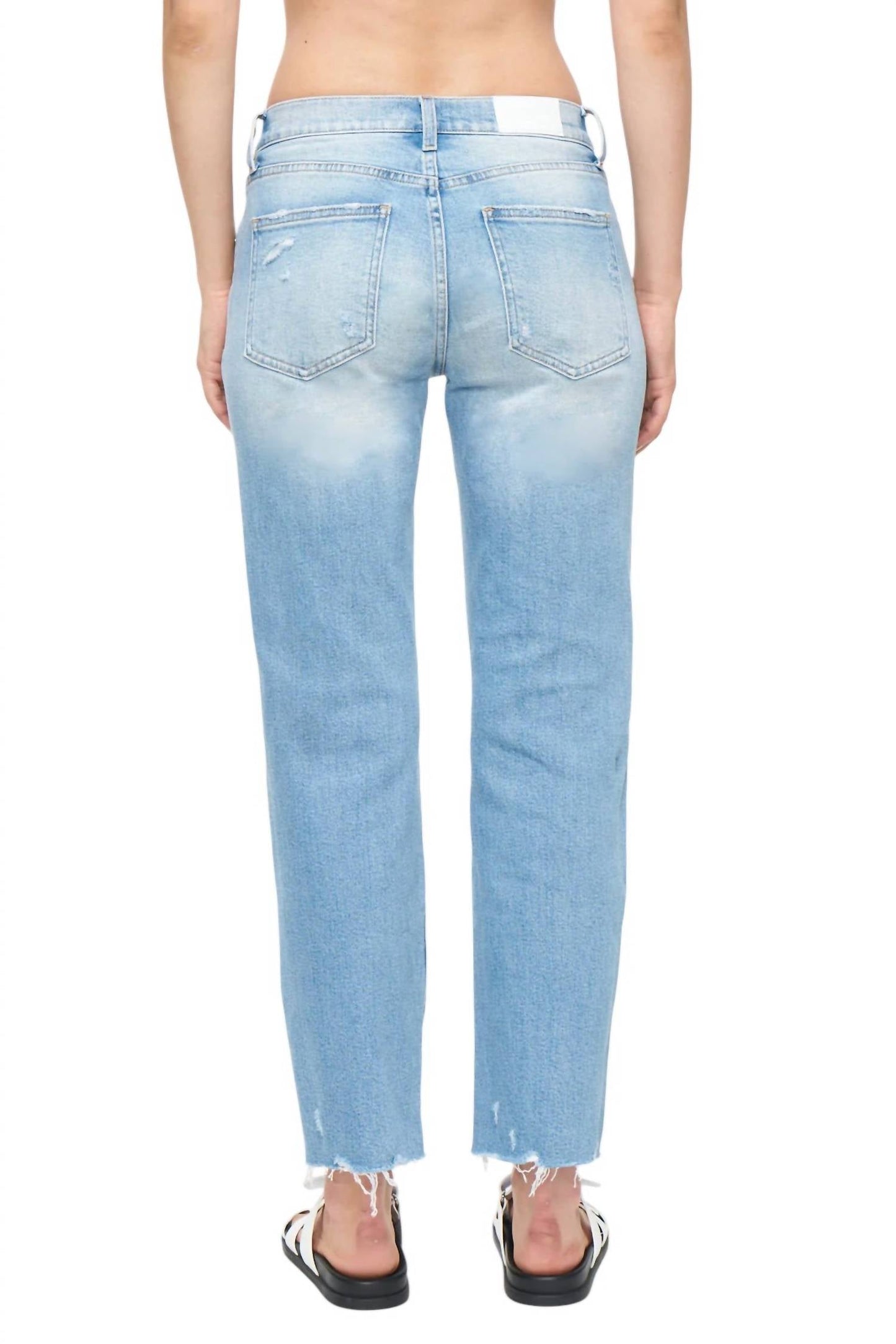Pistola - MAYA MID RISE EASY STRAIGHT ANKLE JEANS