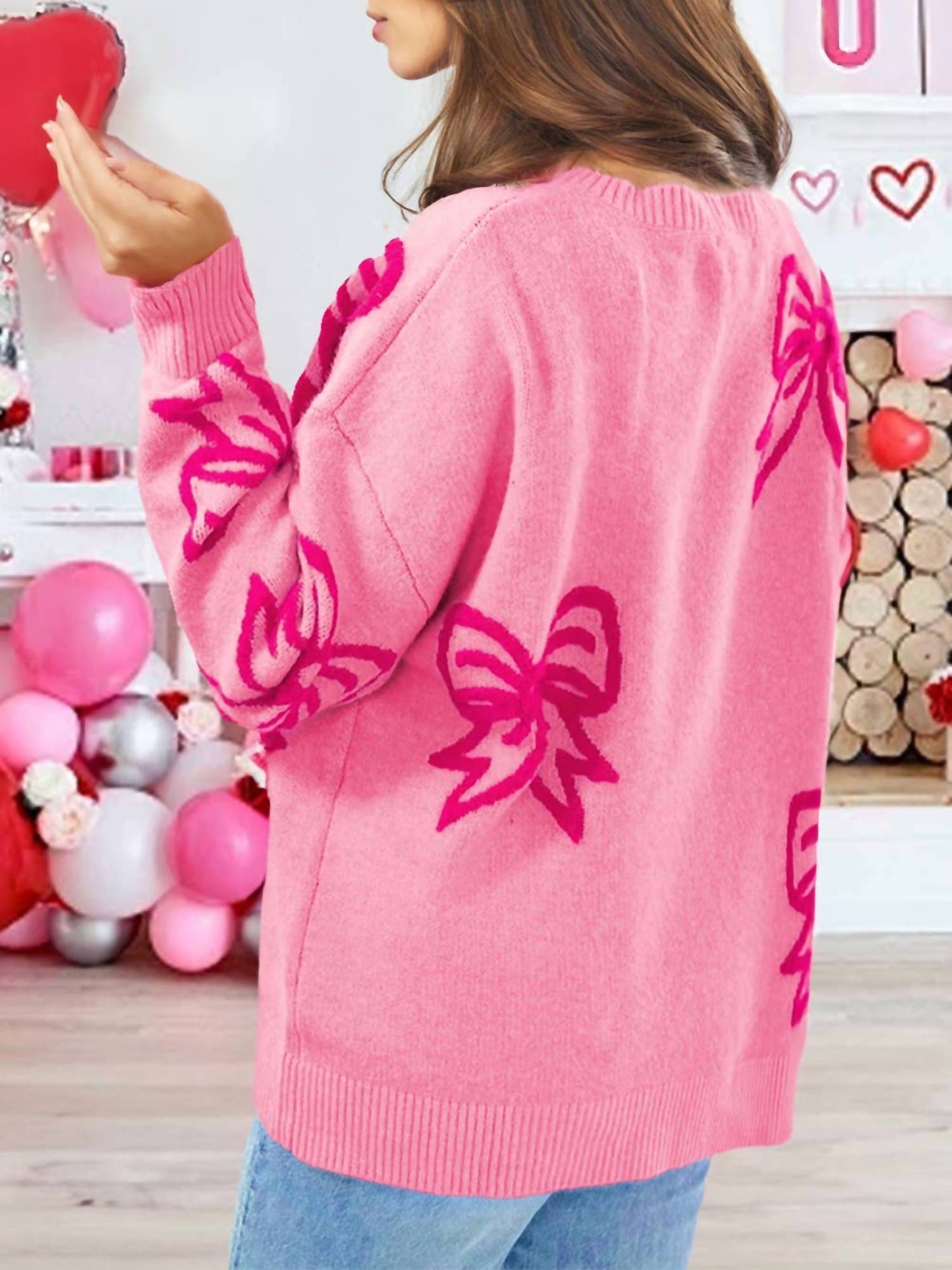 1 The Woman - Sealed with a Bow Sweater