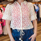 Free People - Mannie Lace Button Down Top