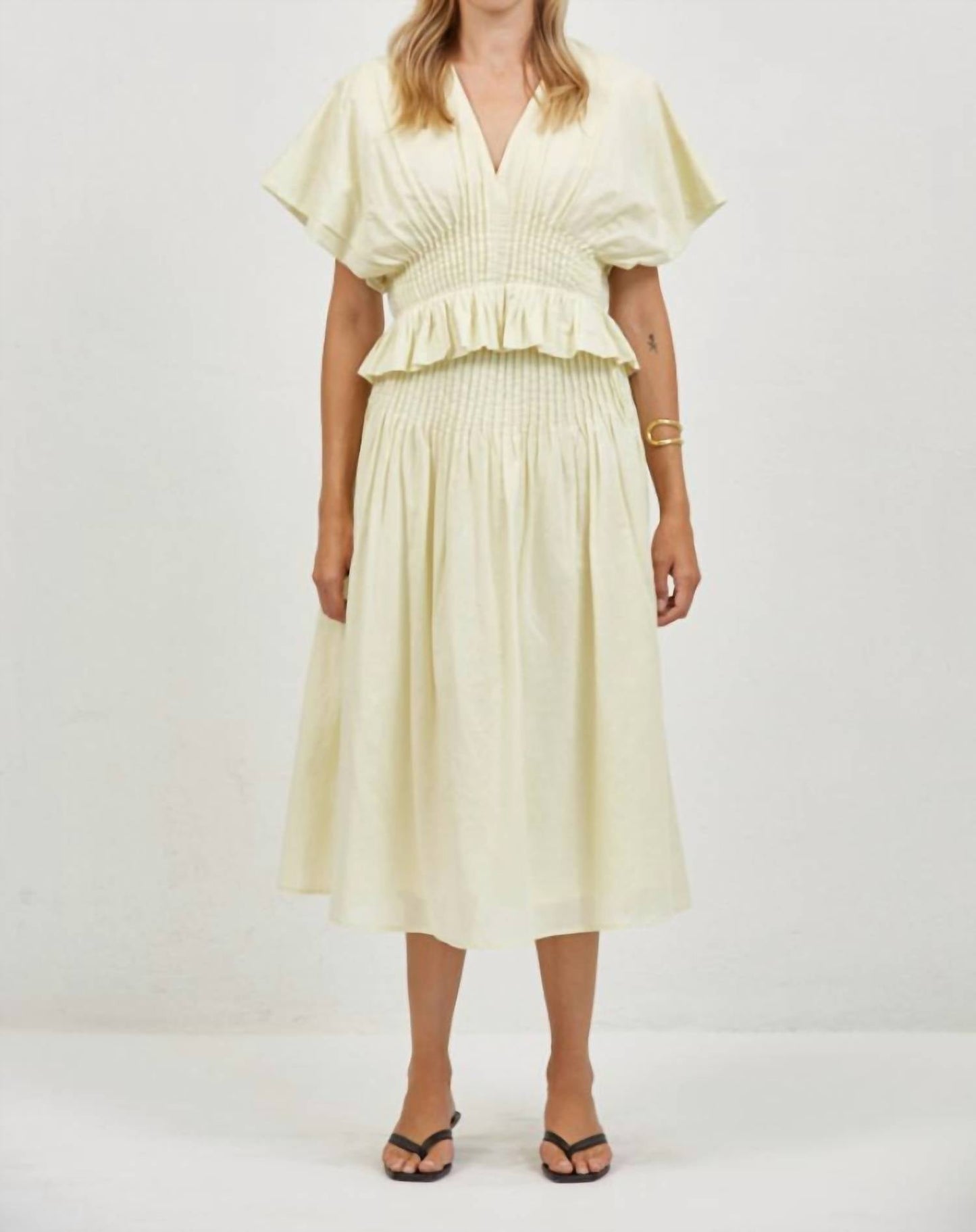 A.Ren - Madine Cinched Waist Top