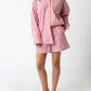 Americana - Striped Red Short Set